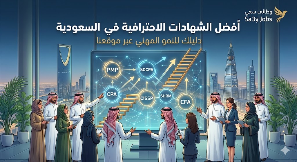 أفضل الشهادات الاحترافية حسب تخصصك في السعودية | وظائف سعي