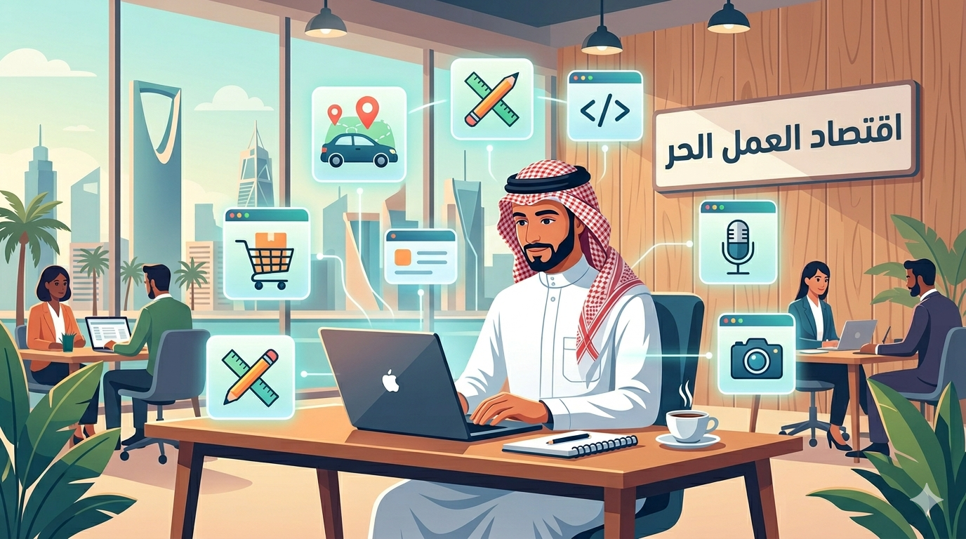  اقتصاد العمل الحر في السعودية: الفرص والمستقبل المهني