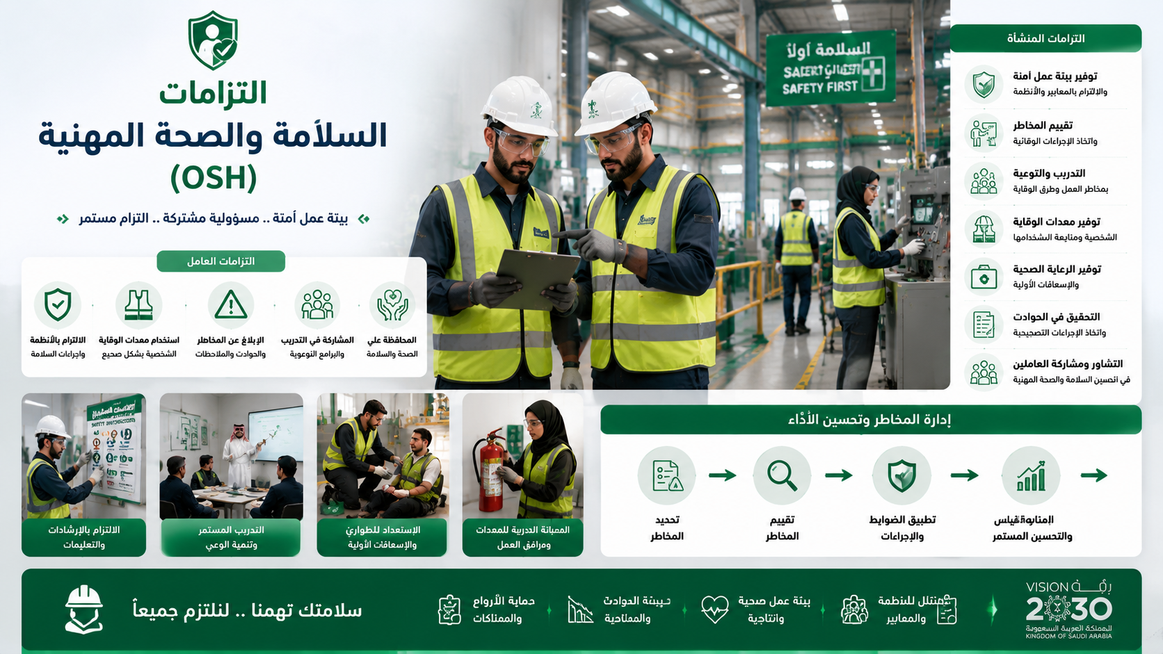 السلامة والصحة المهنية في السعودية (OSH)