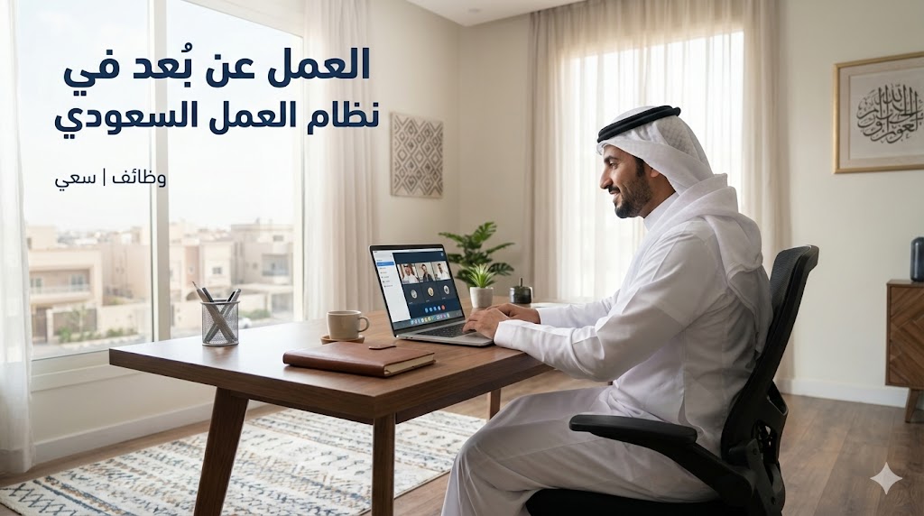 العمل عن بعد في نظام العمل السعودي: هل له تنظيم رسمي وما حقوق الموظف؟