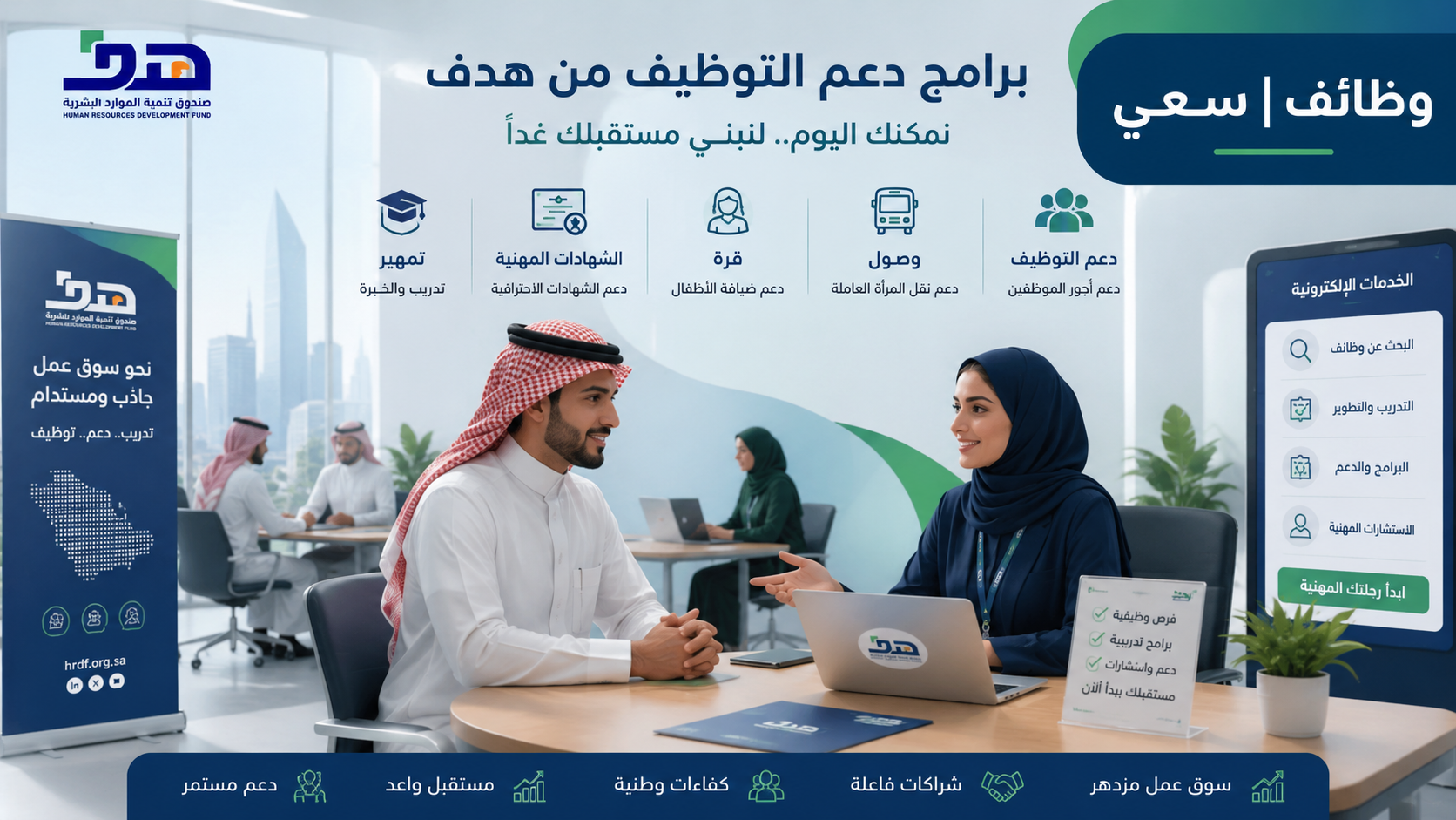  برامج دعم التوظيف من هدف في السعودية 2026