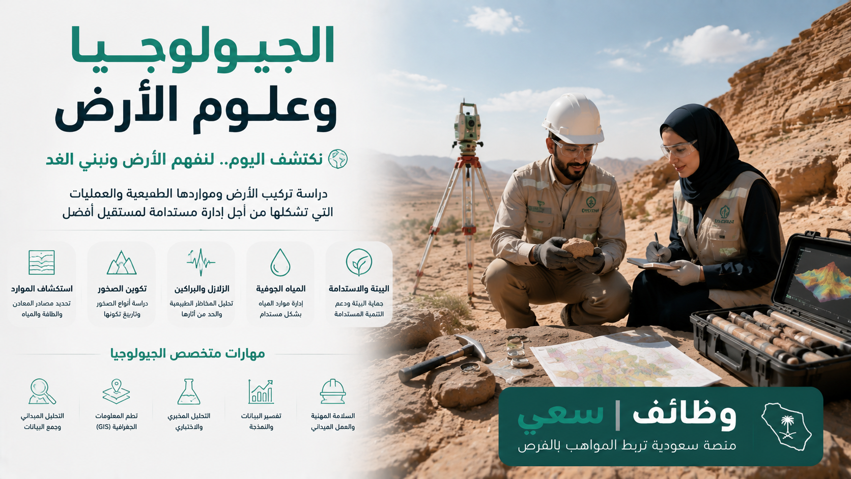  تخصص الجيولوجيا وعلوم الأرض في السعودية