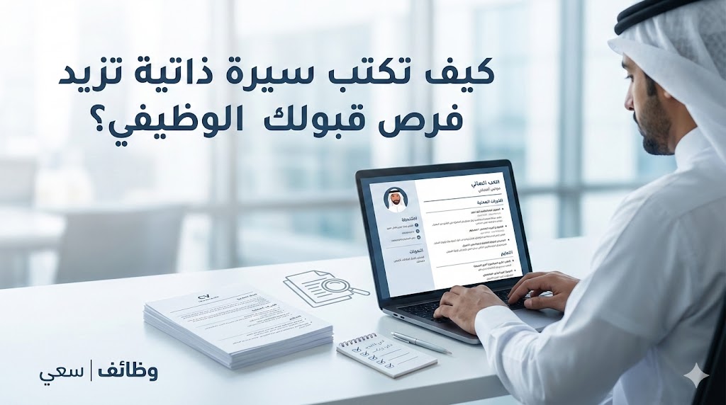 كيفية كتابة سيرة ذاتية تزيد فرص قبولك الوظيفي في السعودية 2026